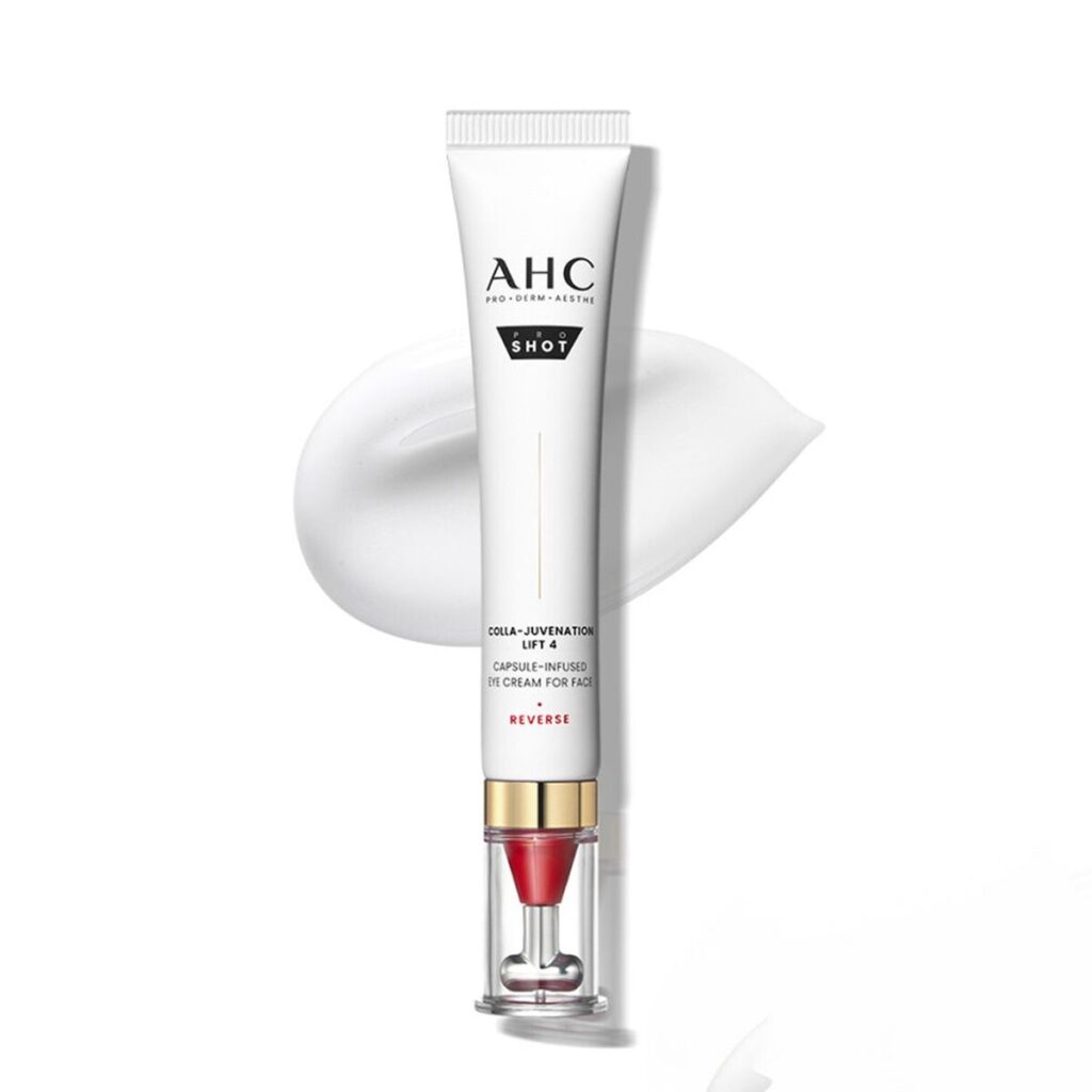Kem mắt AHC Proshot Colla Juvenation Lift 4 của Hàn Quốc dùng được cho mặt chống lão hóa da