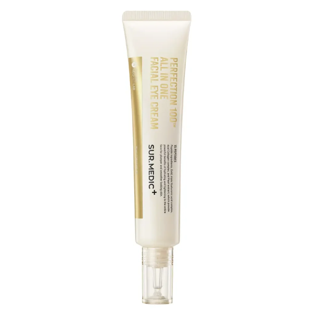 Kem mắt Sur Medic Peptide Ingredients của Hàn Quốc ngăn ngừa lão hóa vùng da mắt 