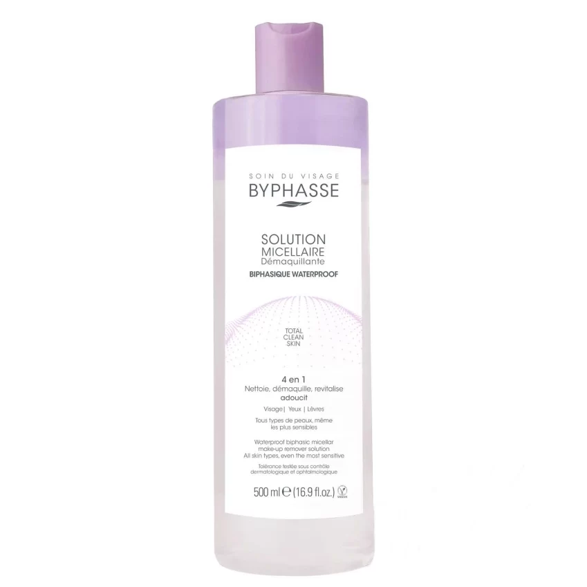 Nước tẩy trang Byphasse tím Solution Micellaire