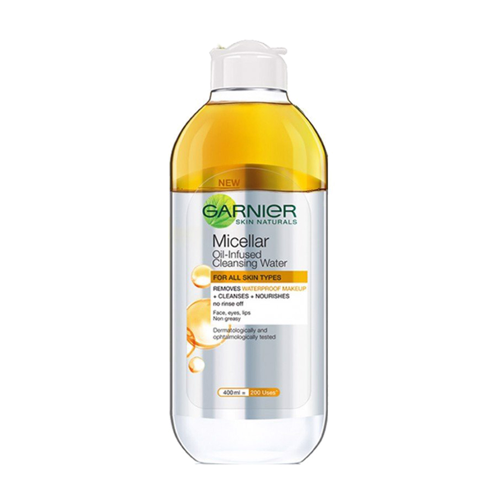 Nước tẩy trang Garnier vàng Micellar Oil Infused