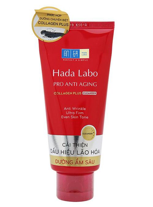 Sữa rửa mặt Hada Labo đỏ Pro-Aging Retinol B3