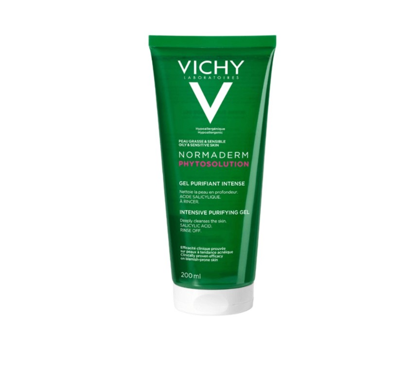 Sữa rửa mặt màu xanh lá cây Vichy Normaderm Phytosolution