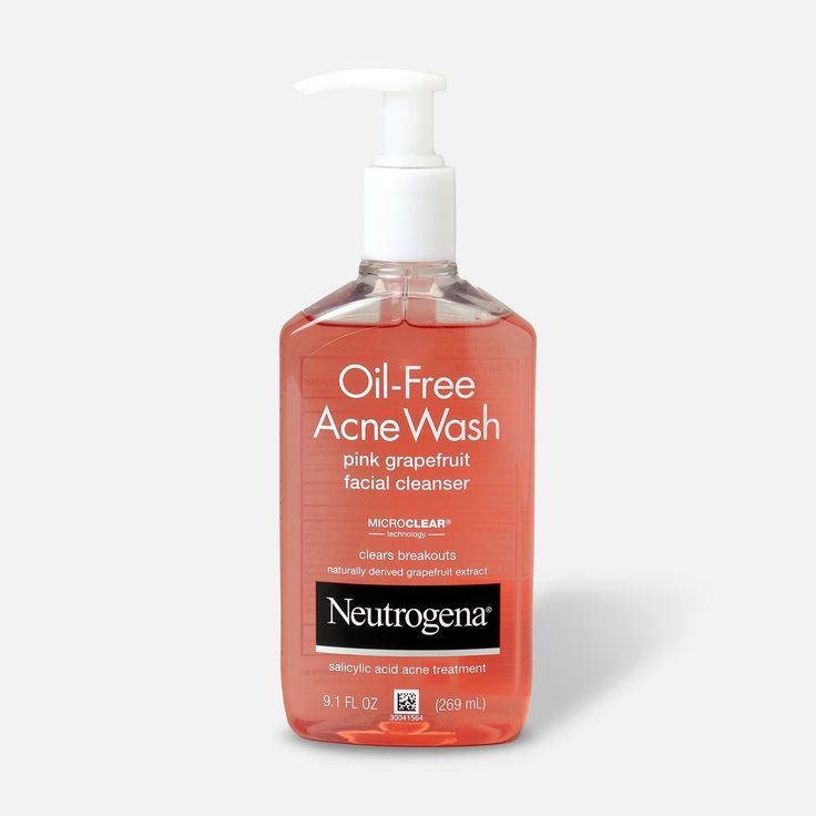 Sữa rửa mặt hồng Neutrogena Oil-Free Acne Wash 