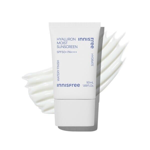 Kem chống nắng Innisfree Hyaluronic SPF50+ cho tuổi 50