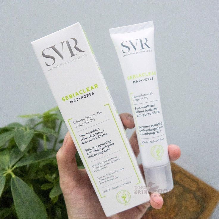 Kem dưỡng ẩm cho da dầu mụn SVR Sebiaclear Mat Pores 