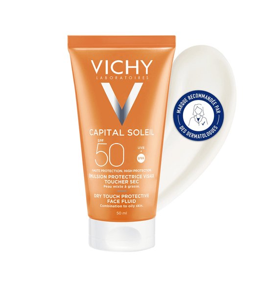 Kem chống nắng Vichy cho da dầu Capital Soleil Mattifying Dry Touch Face Fluid SP50