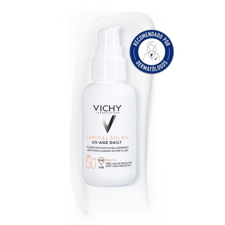 Kem chống nắng Vichy chống lão hóa da Capital Soleil  UV-Age Daily SPF50