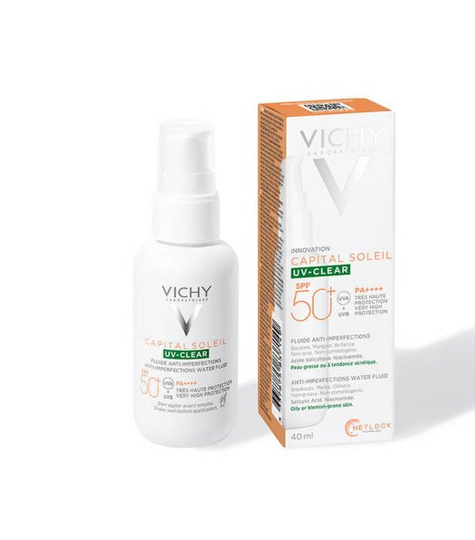 Kem chống nắng Vichy cho da dầu mụn Capital Soleil UV Clear SPF50
