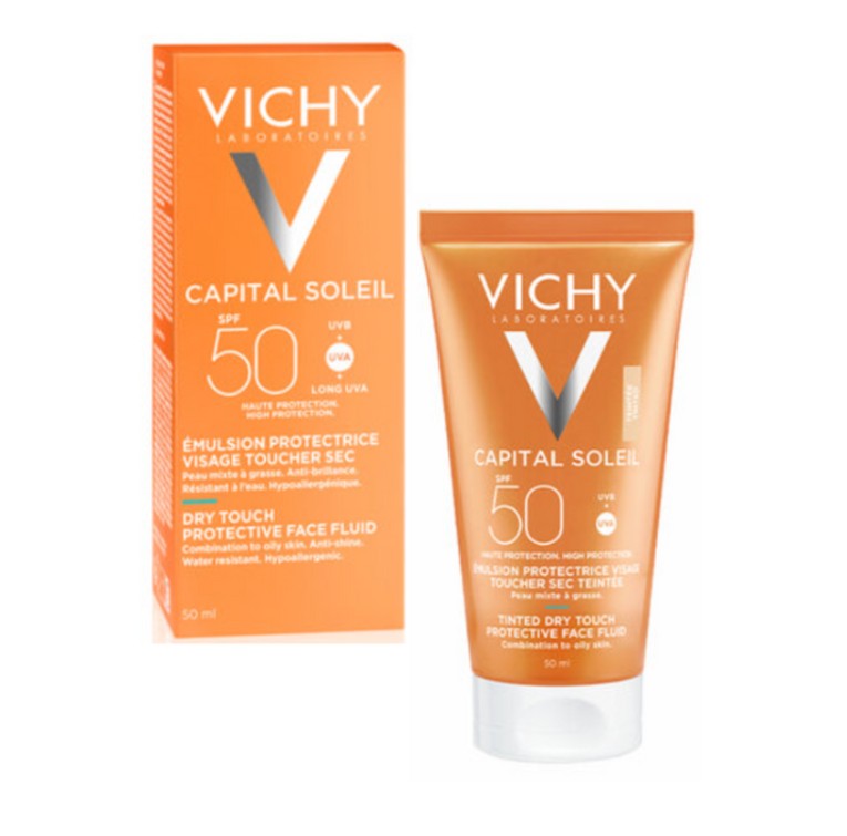Kem chống nắng Vichy cho da dầu Capital Soleil Mattifying Dry Touch Face Fluid SP50