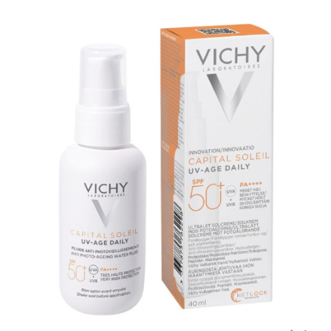 Kem chống nắng Vichy cho da nám Capitla Soleil  UV-Age Daily