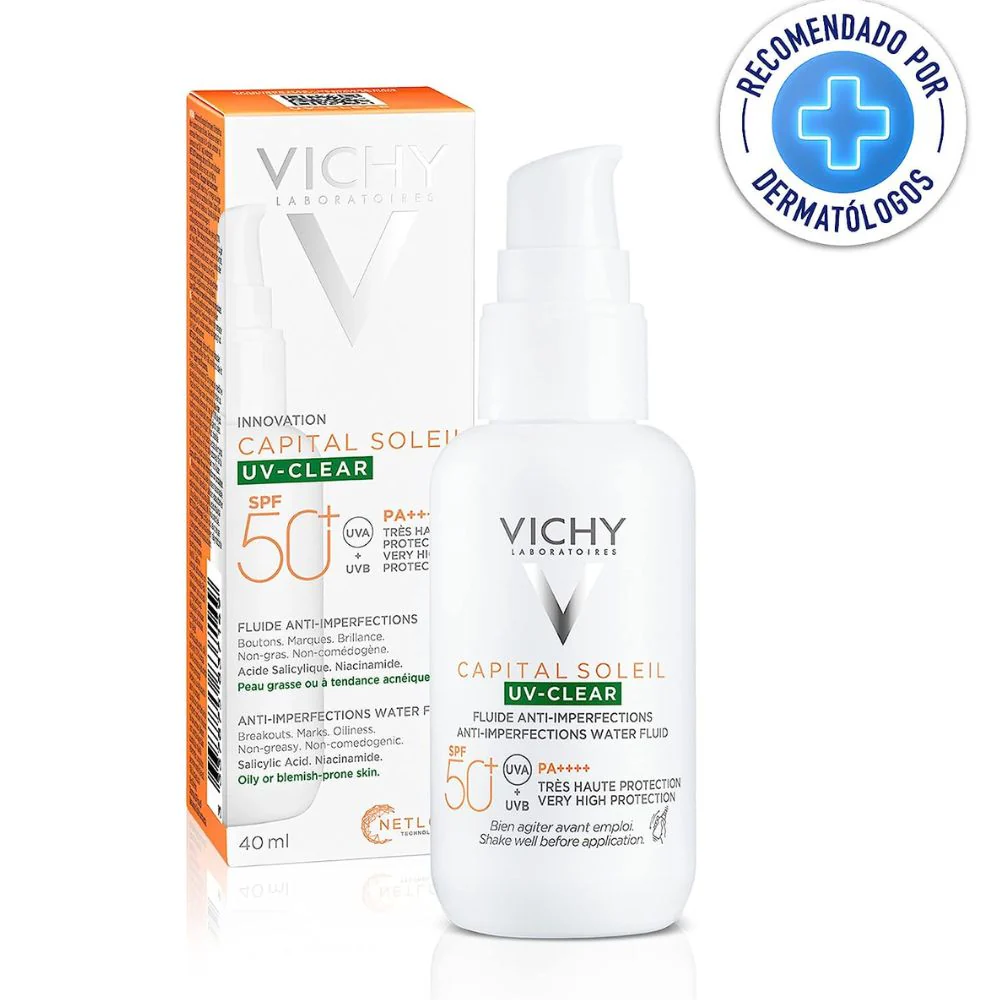 Kem chống nắng Vichy Capital Soleil UV Clear SPF50 loại dành cho da dầu