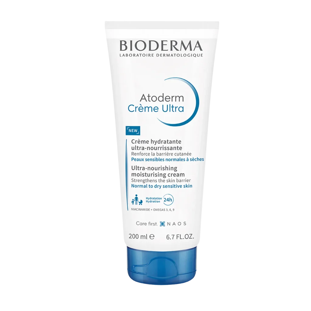 Kem dưỡng ẩm cho da mặt khô bong tróc nứt nẻ Bioderma Atoderma Crema Ultra