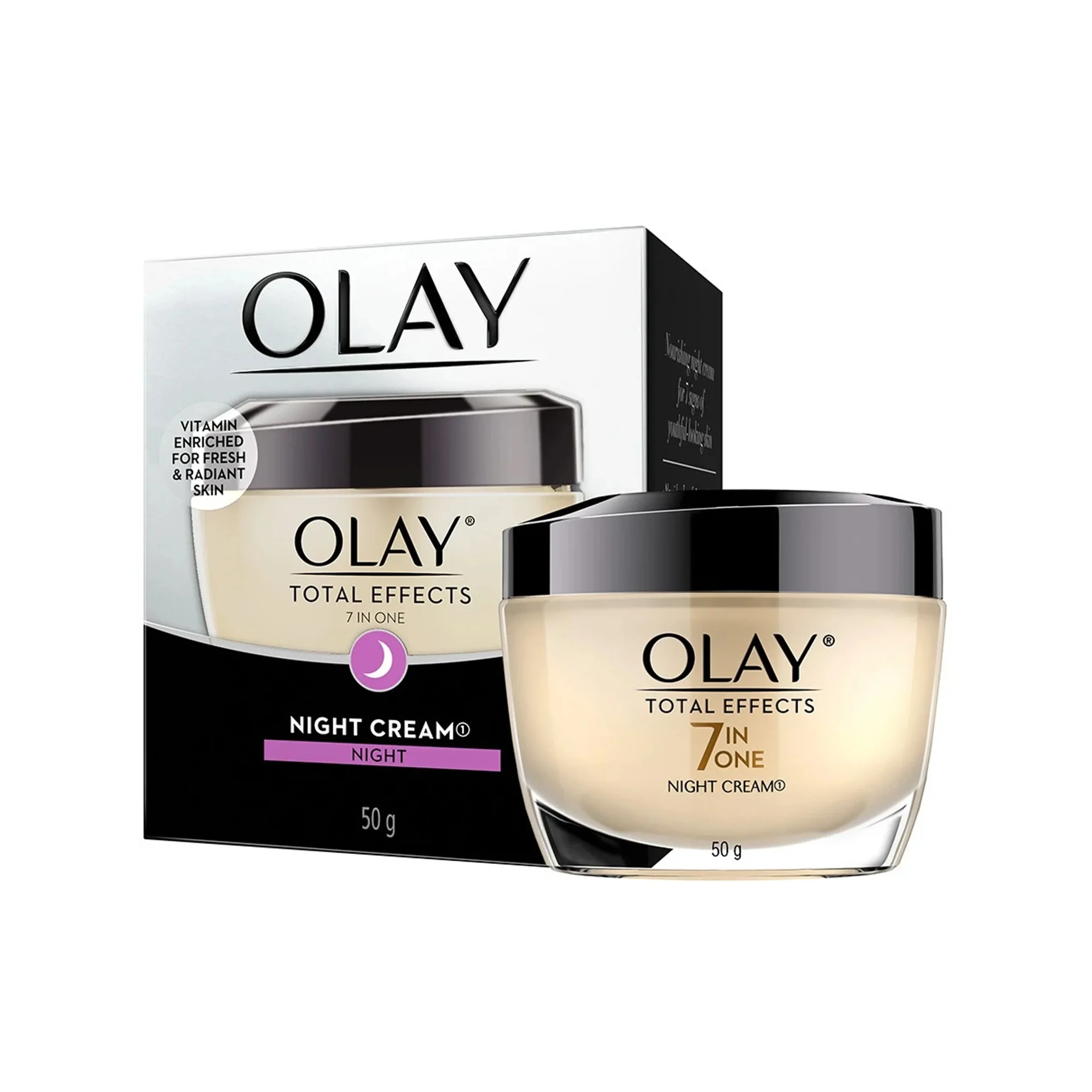 Kem Olay Total Effect 7 in 1 Night Cream - một trong những kem dưỡng Olay ban đêm tốt, ưa chuộng nhất hiện nay