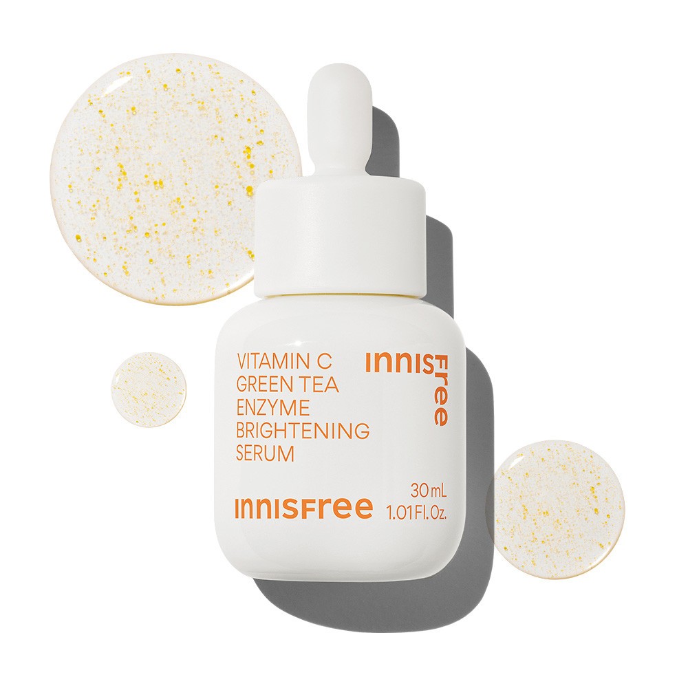 Serum dưỡng trắng da mờ thâm Innisfree Vitamin C Green Tea