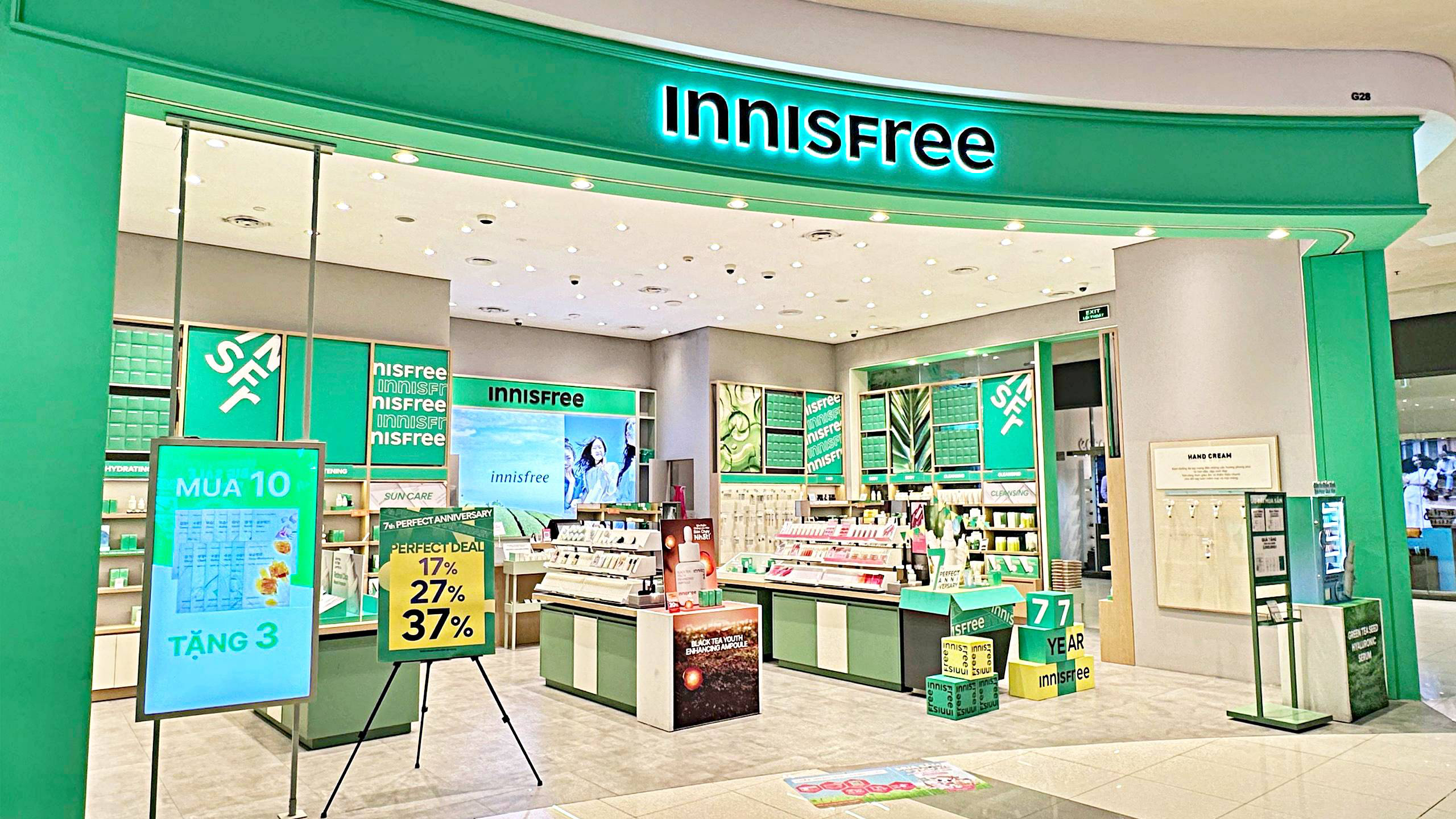 Innisfree là thương hiệu mỹ phẩm Hàn Quốc nổi tiếng thế giới