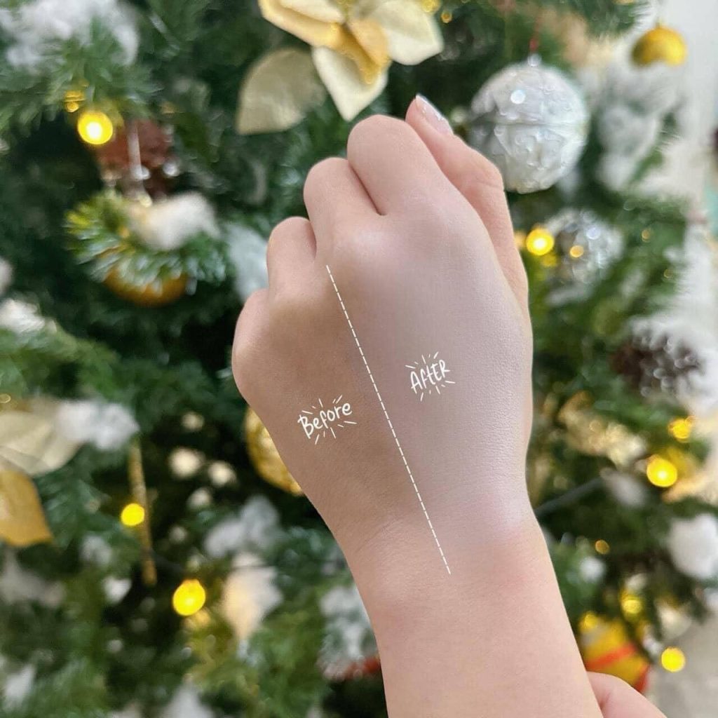 về hiệu quả nâng tone của kem chống nắng Innisfree Tone Up No Sebum